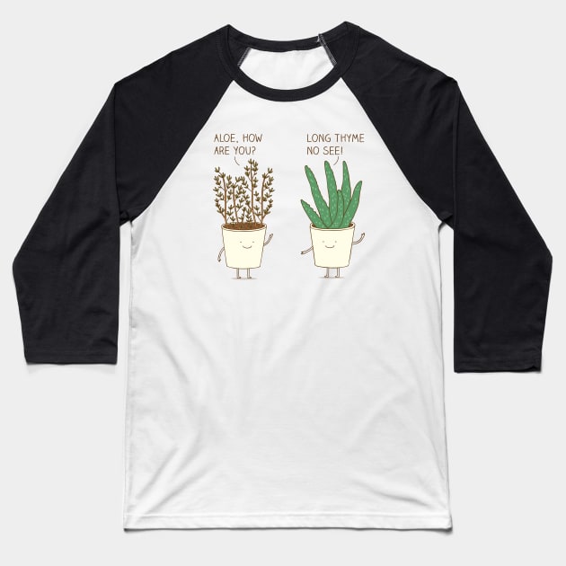 garden etiquette Baseball T-Shirt by milkyprint